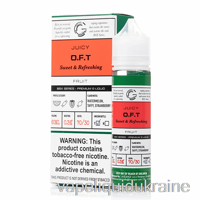 Vape Ukraine OFT - BSX Series - 60mL 0mg